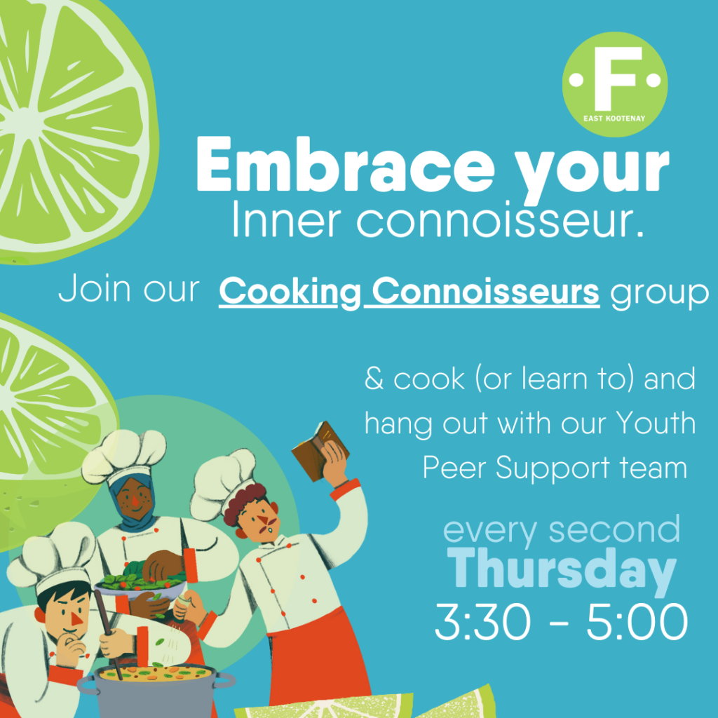 Cooking Connoisseurs Group Every Second Thursdays 3:30-5:00 PM