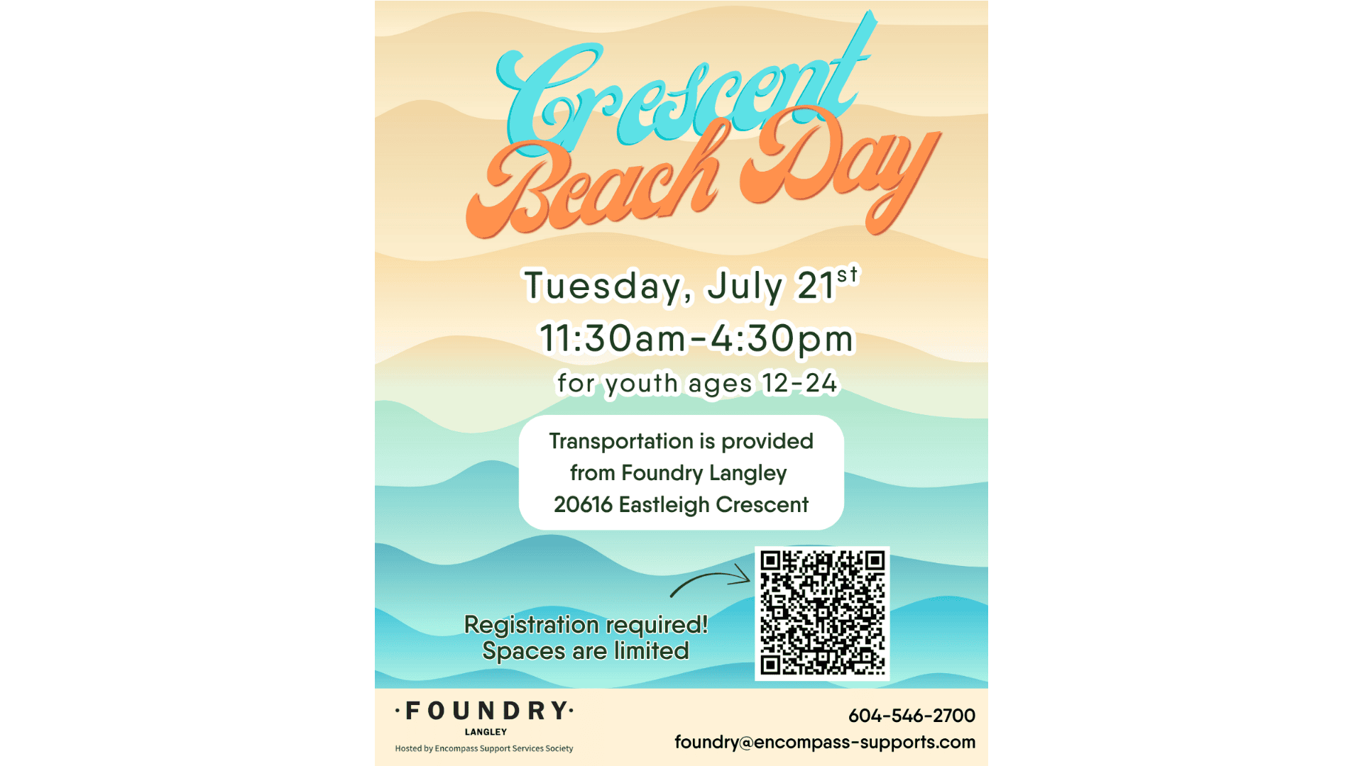 Langley activity calendar