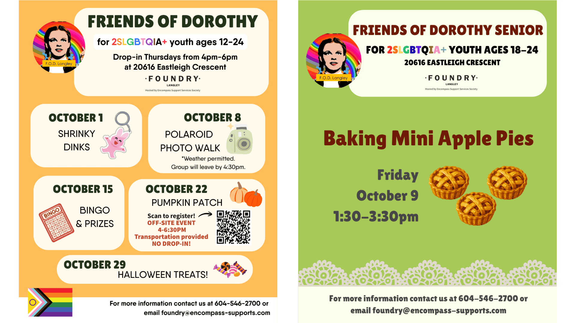 foundry october calendars 2