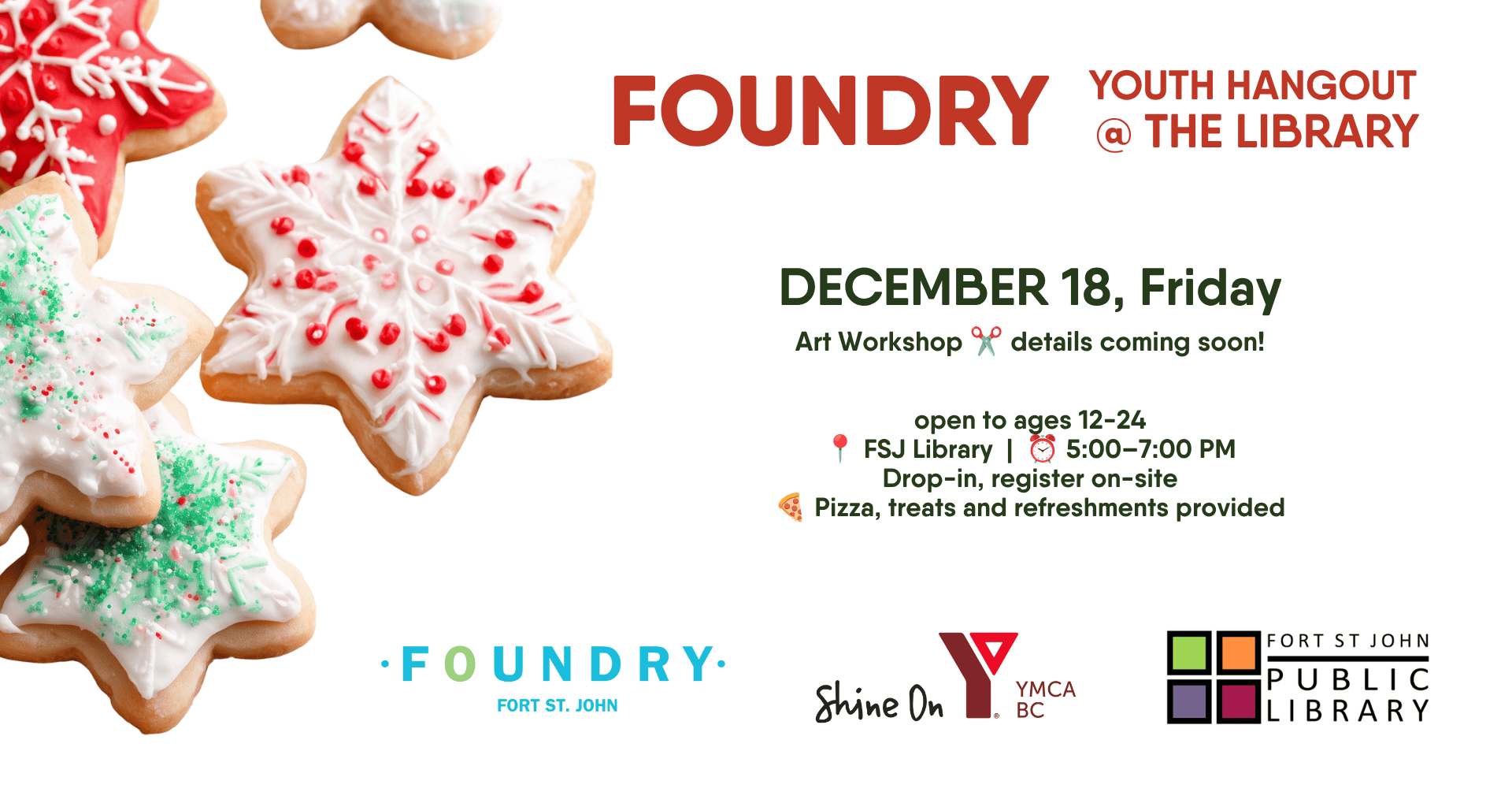 Youth Hangout - Holiday Art Workshop
