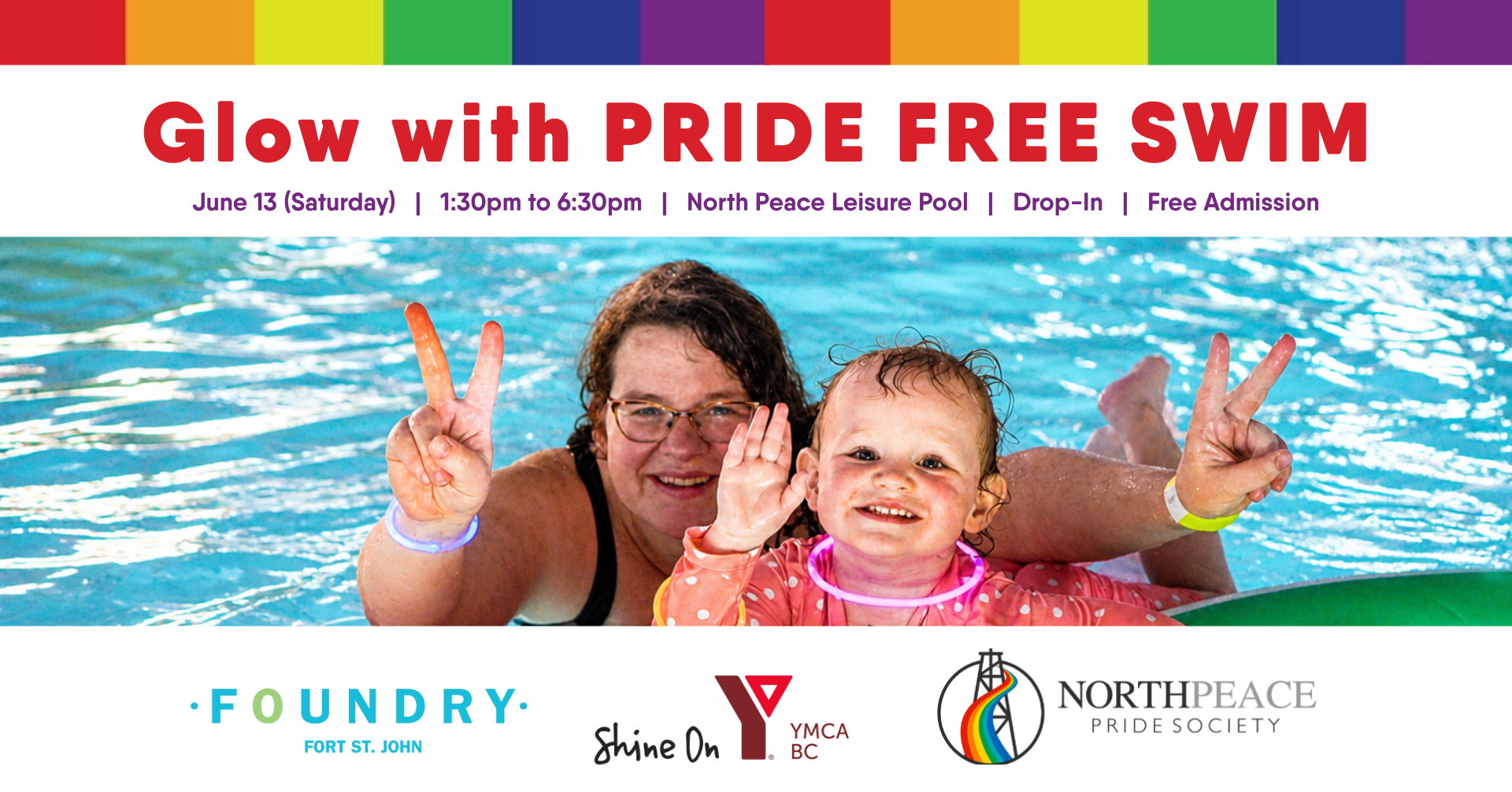 Glow with PRIDE - Free Swim