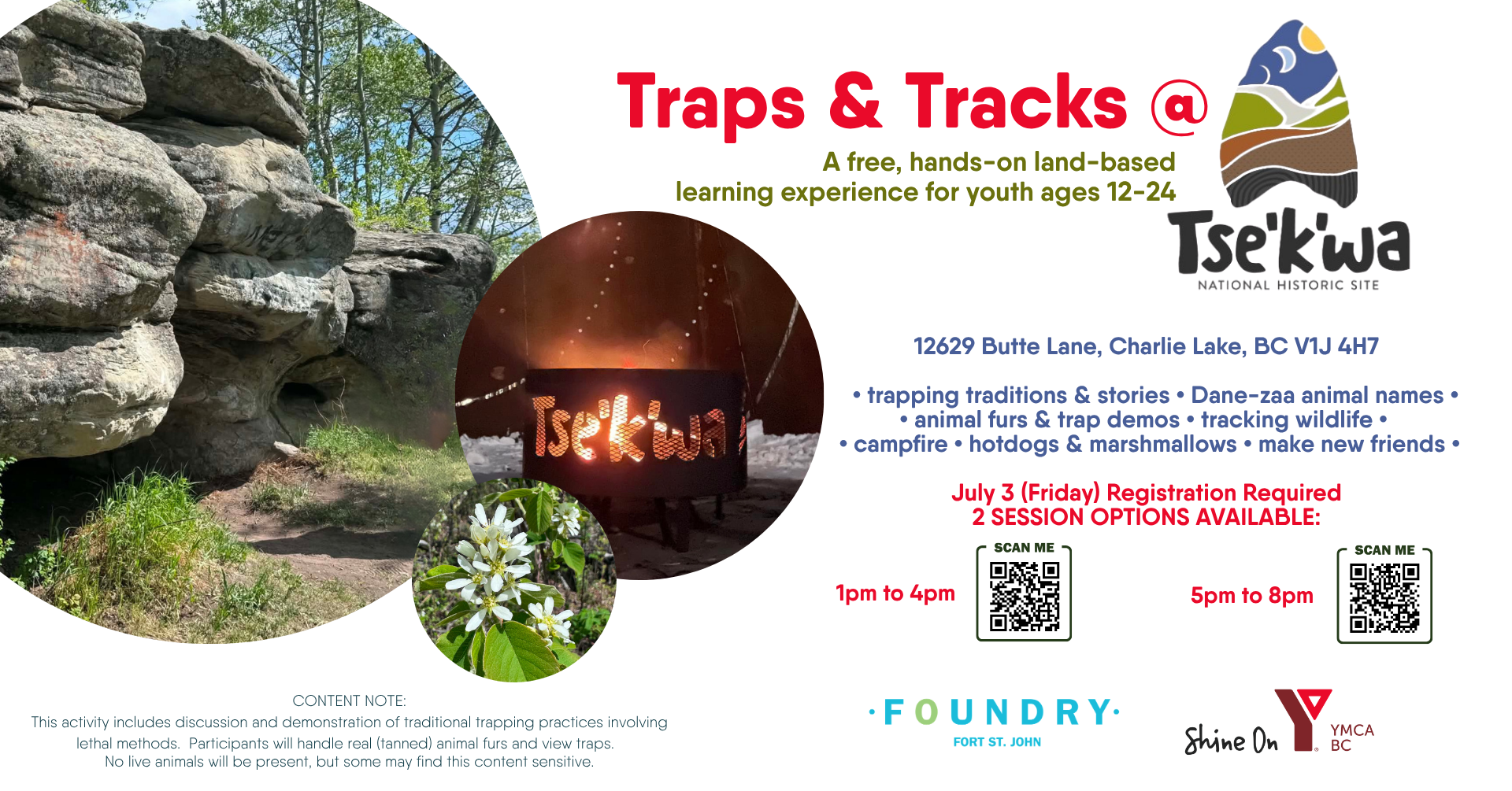 Traps & Tracks at Tse'k'wa