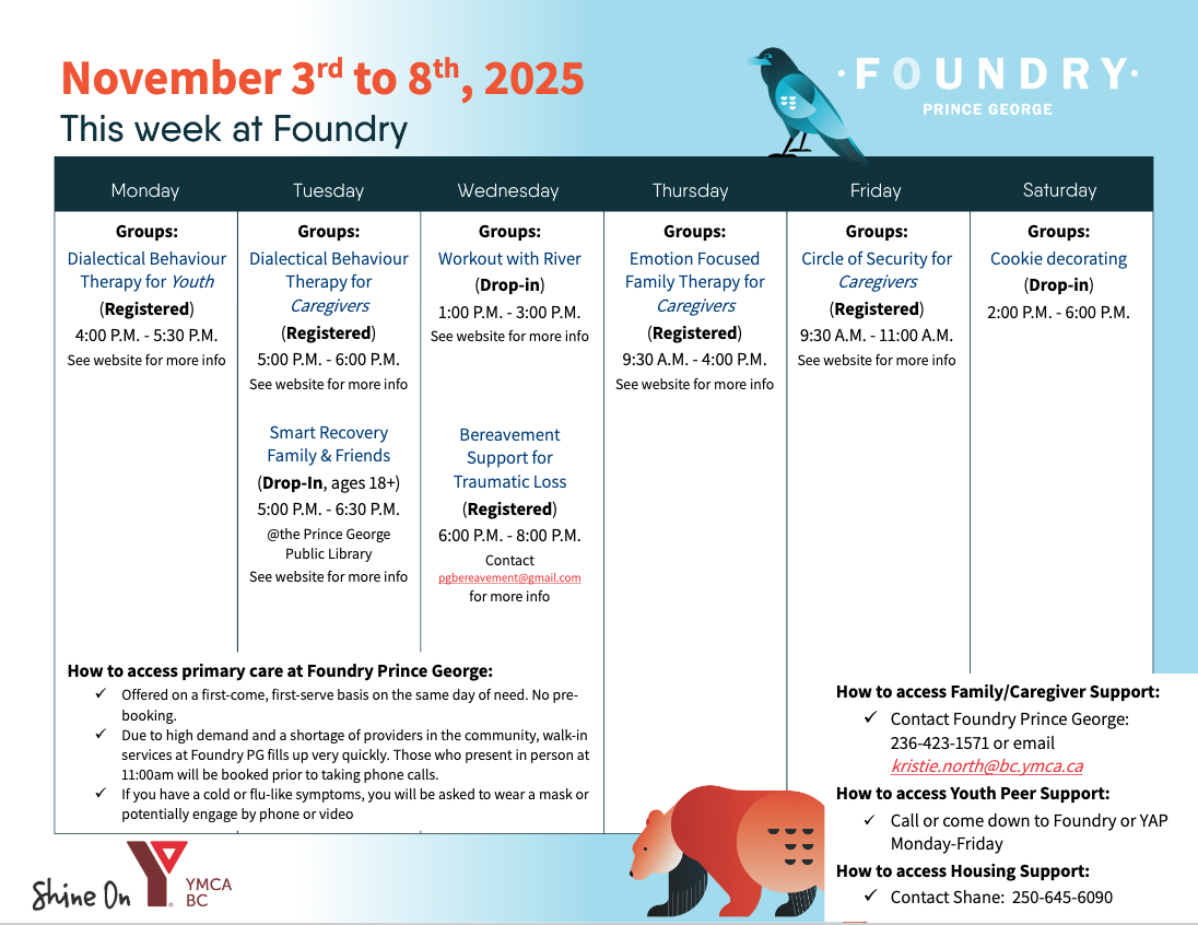 Prince George Calendar Nov 3rd 2025 Part 2