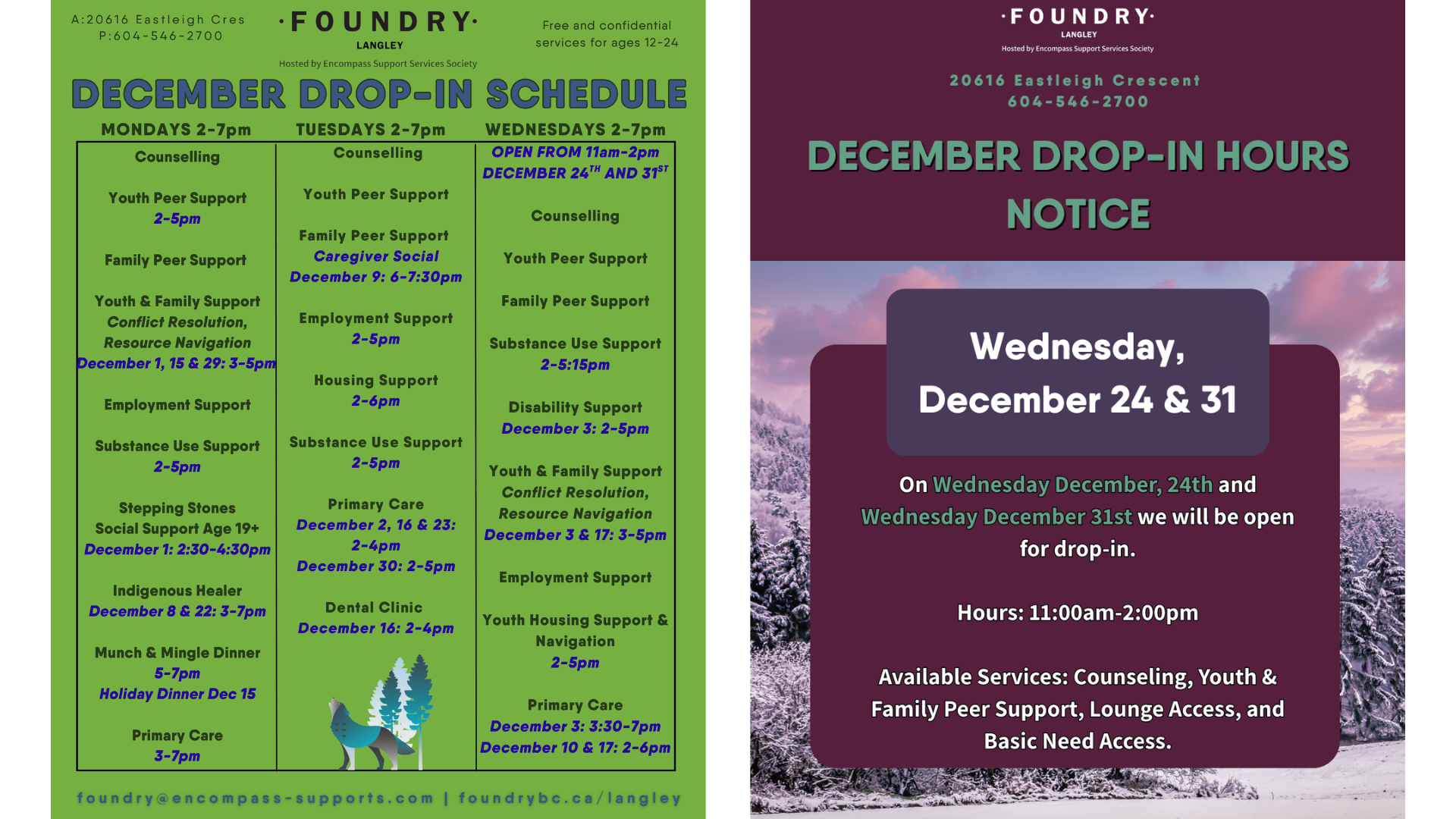 Foundry Langley Drop-In Dec 2025